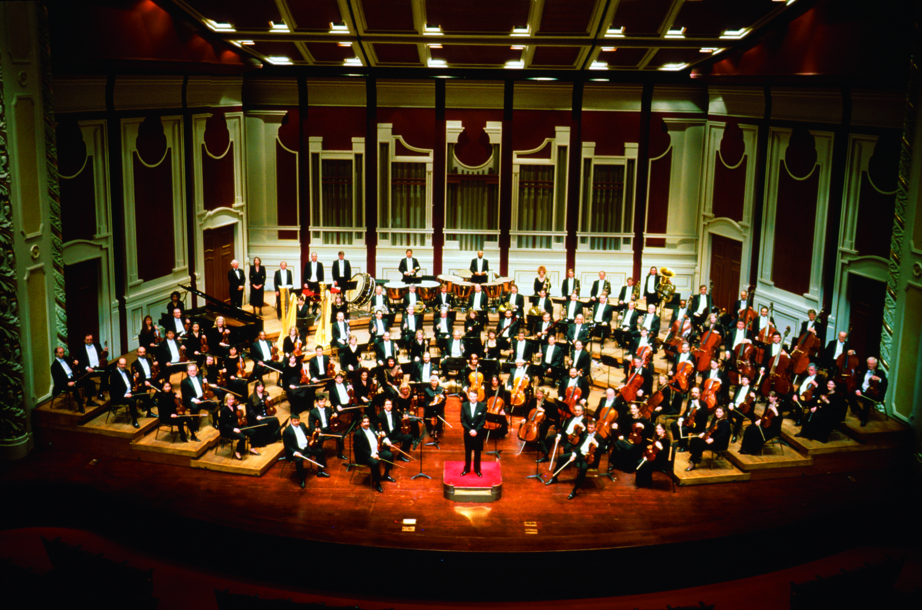 orchestra performing at the pittsburgh symphony orchestra