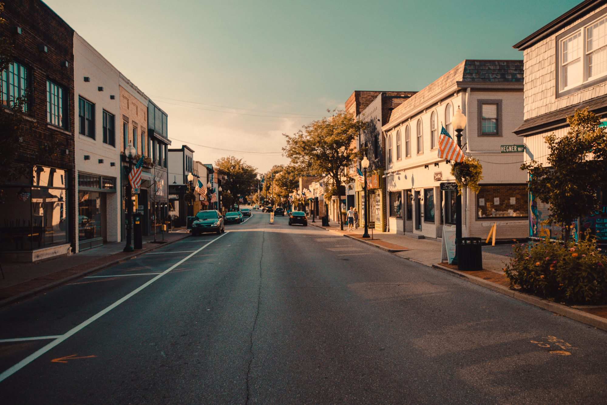 One of many main streets in Pittsburgh