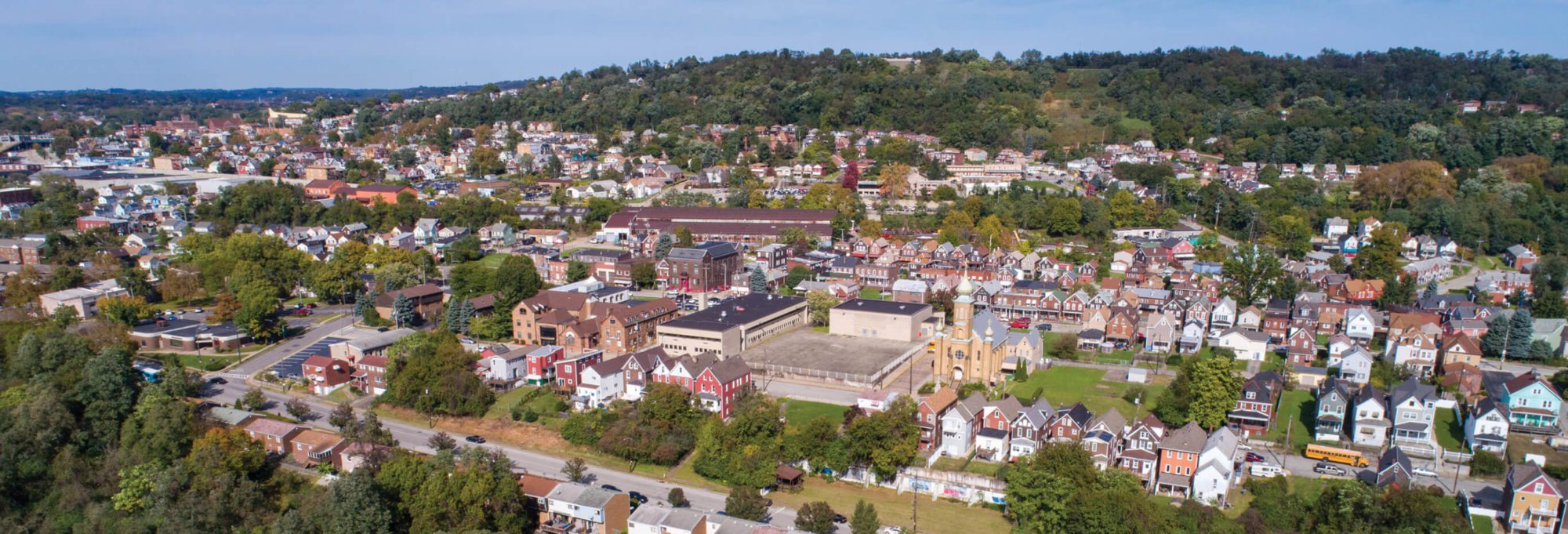 Bird’s eye view of Allegheny County