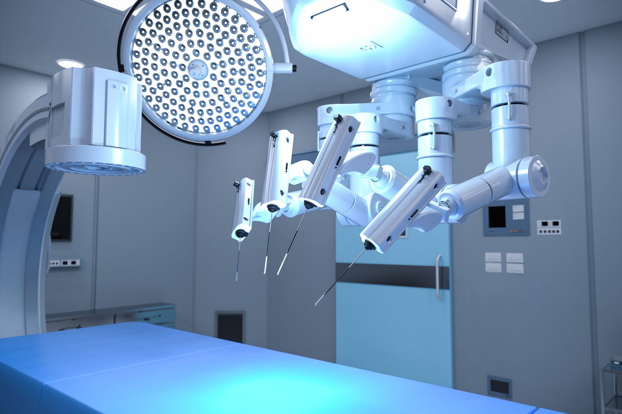 Robotic surgery room 