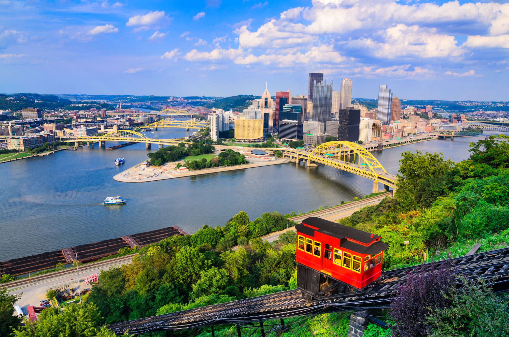 View of Duquesne Incline in Pittsburgh