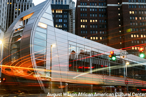 The August Wilson African American Cultural Center in Pittsburgh
