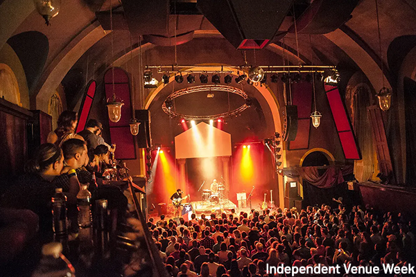 Fans enjoying a concert at Mr. Smalls concert venue in Pittsburgh