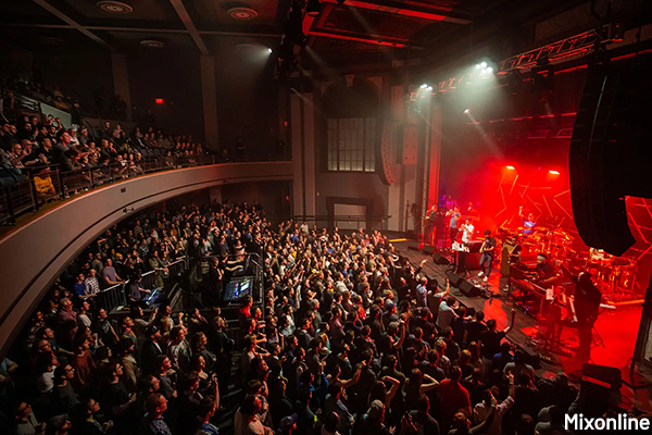 Fans enjoying a concert at the Roxian Theatre