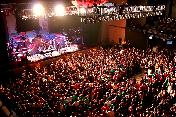Fans enjoying a concert at Stage AE