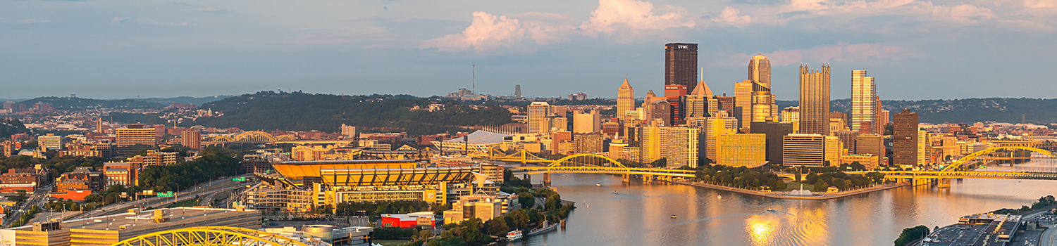 Panoramic view of the city of Pittsburgh