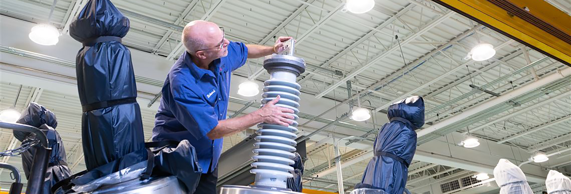 Man working on tool