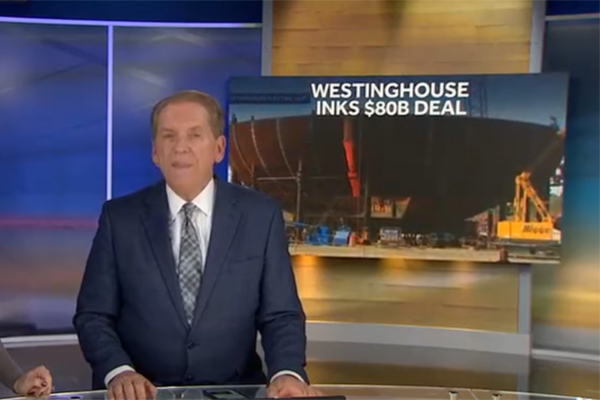 Westinghouse partnering with US Government to Build New Nuclear Reactors