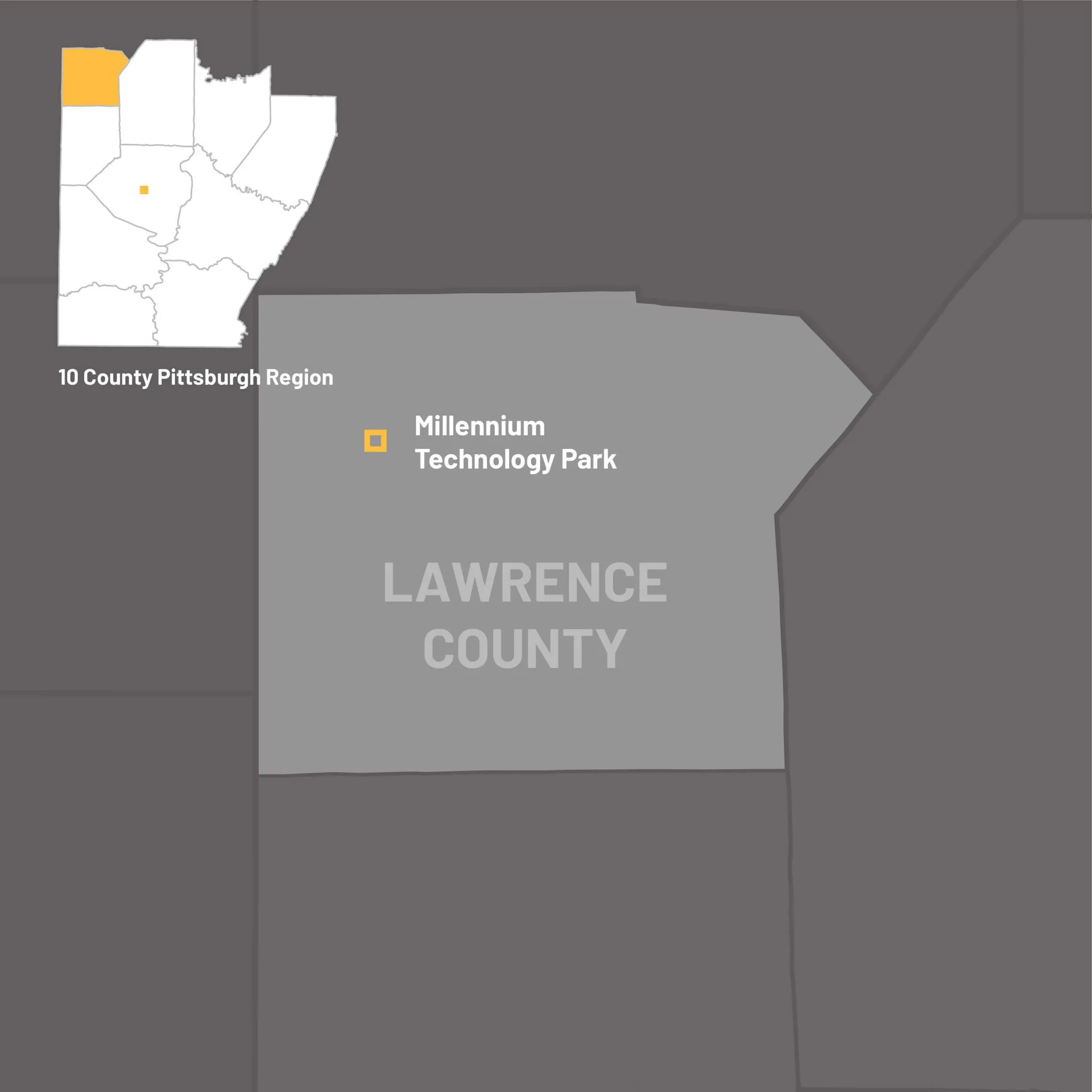Lawrence County Map